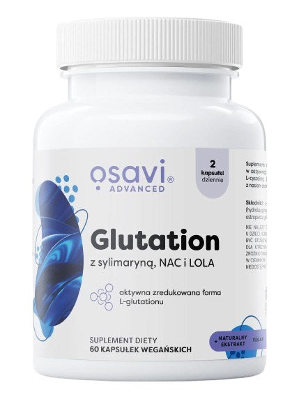 Glutation med Silymarin, NAC och LOLA baksida