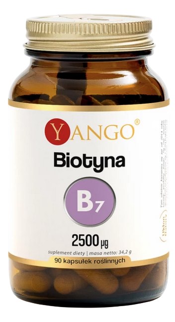 Biotin B7 – 90 kapslar baksida näringsfakta