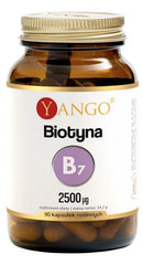Biotin B7 – 90 kapslar baksida näringsfakta