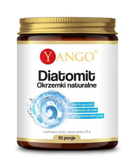 Yango Diatom 70g baksida med näringsinformation