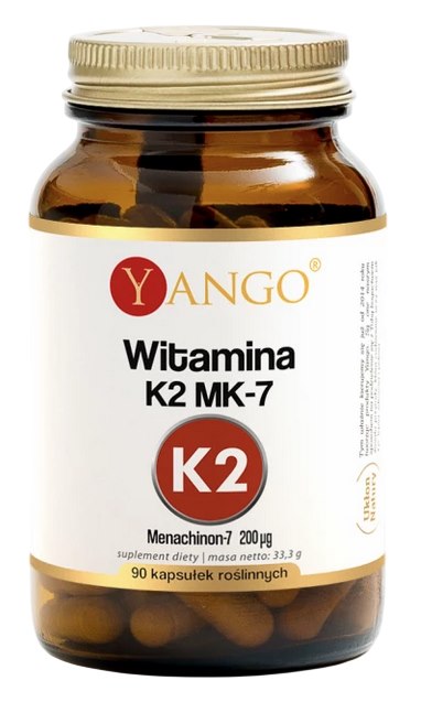 Vitamin K2-MK7 – 30 kapslar baksida näringsfakta