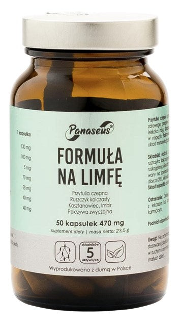Lymphatic Formula – 30 dagars kur baksida näringsfakta