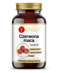 Red Maca – 10:1 extrakt, 90 kapslar framsida