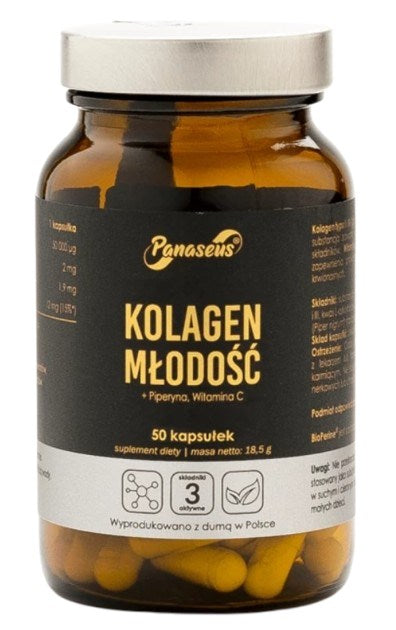 Panaseus - Collagen Youth - 50 Caps (KORT DATUM 2026-09-30)