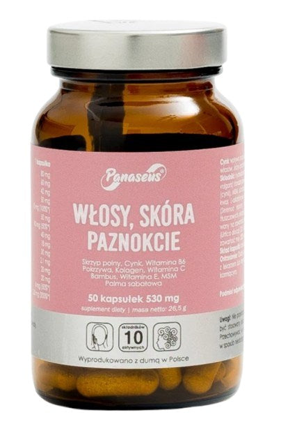 Panaseus - Hiukset, Iho, Kynnet - 50 Kapselia