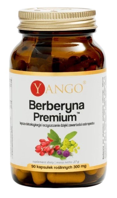 Yango Berberine Premium 30 kapslar framsida