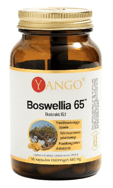 Yango Boswellia 65 baksida näringsfakta