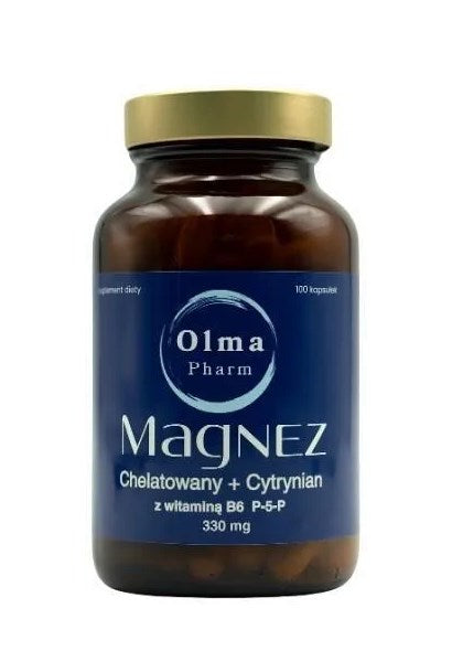 Olma Pharm Magnez Chelated Citrate B6 framsida