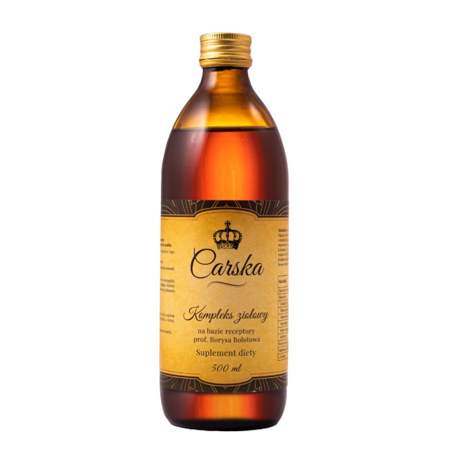Carska - Herbal Complex baksida med näringsinformation