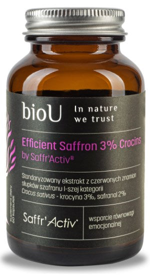Biou - Effektiv Saffran - 60 Kapsler