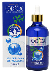 Iodica Natural Iodine Concentrate baksida näringsfakta