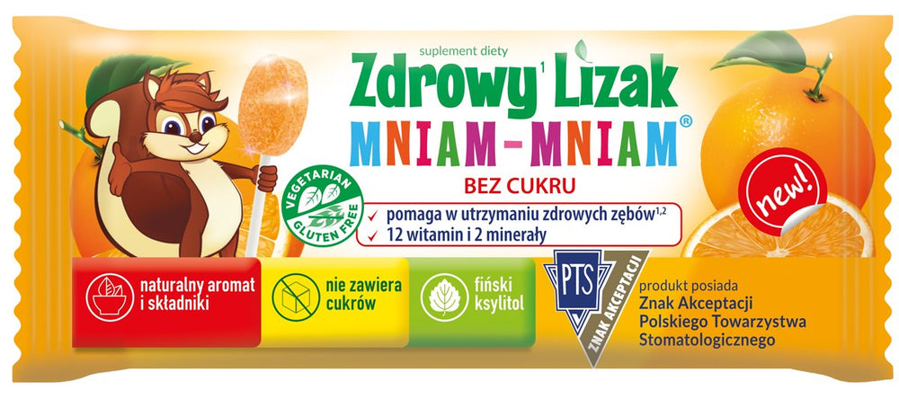 Zdrowy Lizak Yummies baksida näringsfakta