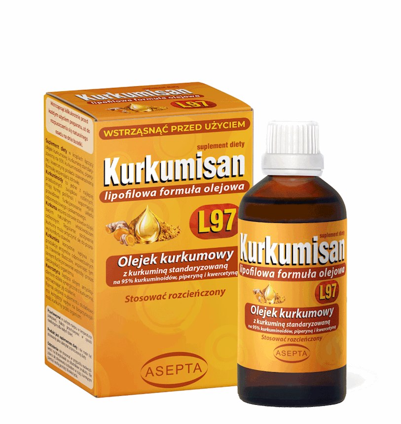 Asepta Turmeric Oil With Piperine And Quercetin framsida