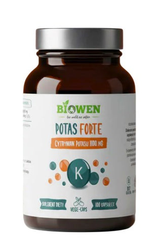Biowen Potassium Forte 100 kapslar framsida