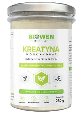 Biowen Creatine Monohydrate näringsfakta och ingredienser