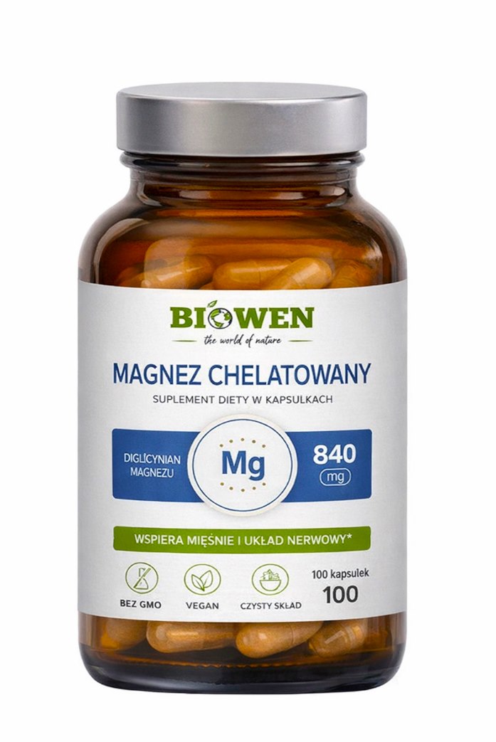 Biowen Magnesium Diglycinate baksida näringsfakta