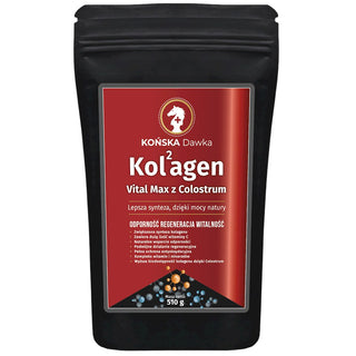 Końska Dawka Collagen Vital Max With Colostrum 510g framsida