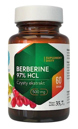 Hepatica Berberine 97% HCL 500 mg framsida