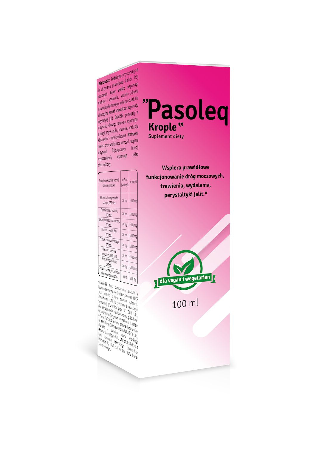 Pasoleq Krople rensingstillskott framsida