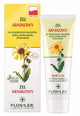Flos-Lek Pharma Arnica Gel baksida med innehållsinformation