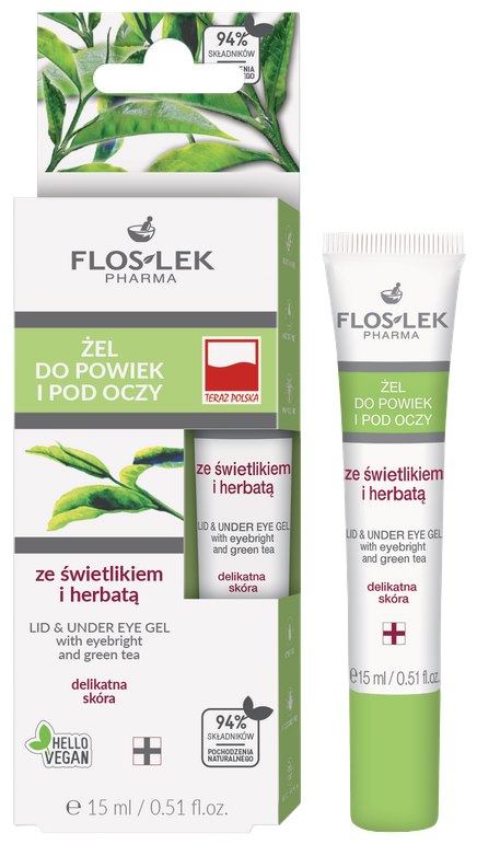 Flos-Lek Pharma Lid & Under Eye Gel baksida