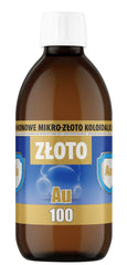 Złoto Monatomic Micro-Gold Colloidal baksida etikett