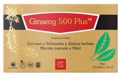 Ginseng Poland - Ginseng Schisandra Green Tea Royal Jelly Honey - 10X10ml Vials