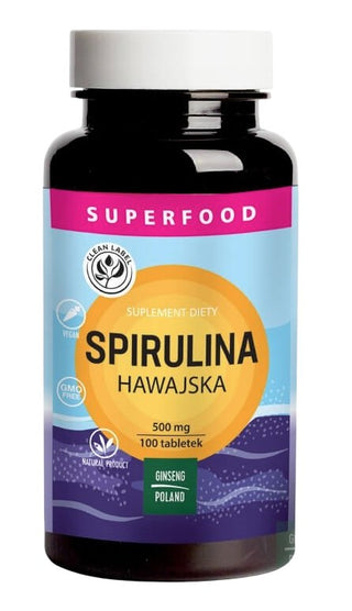 Ginseng Poland - Spirulina Hawaii 500mg 100tabl. Ginseng Poland