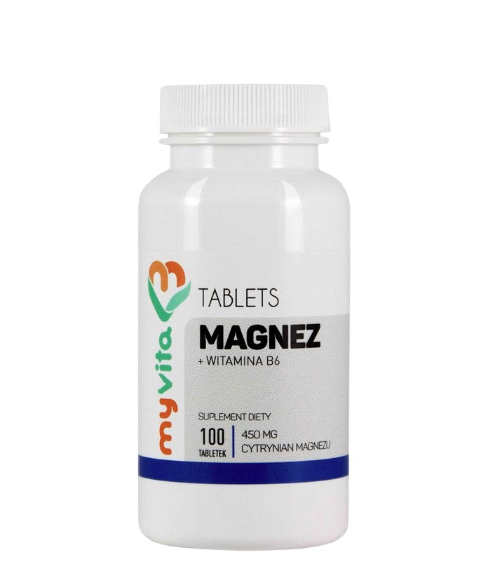 MyVita - Magnesium + Vitamin B6 Tabletter 250 Stk - 250 Tabletter