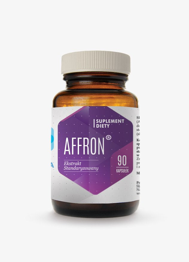 Affron Saffran – 90 Kapslar baksida med näringsinformation