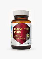 Maca Plus – 90 växtliga kapslar framsida