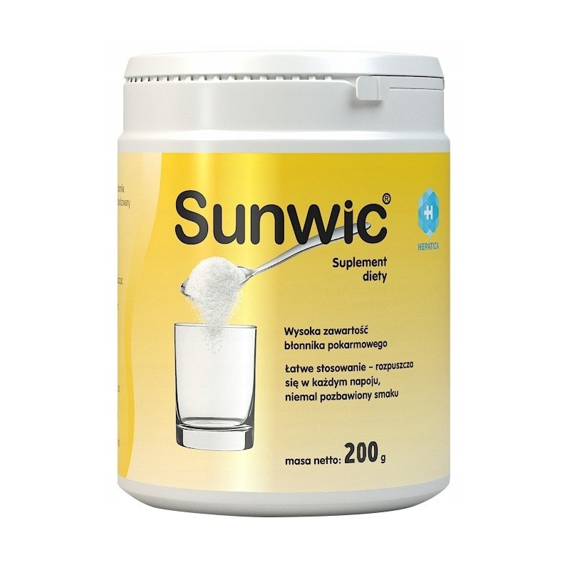 Sunwic Naturlig Fiberpulver baksida näringsfakta