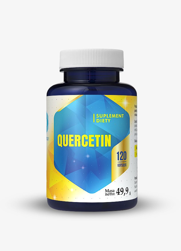 Hepatica Quercetin – 120 kapslar baksida näringsfakta