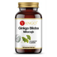 Yango Ginkgo Biloba baksida näringsfakta