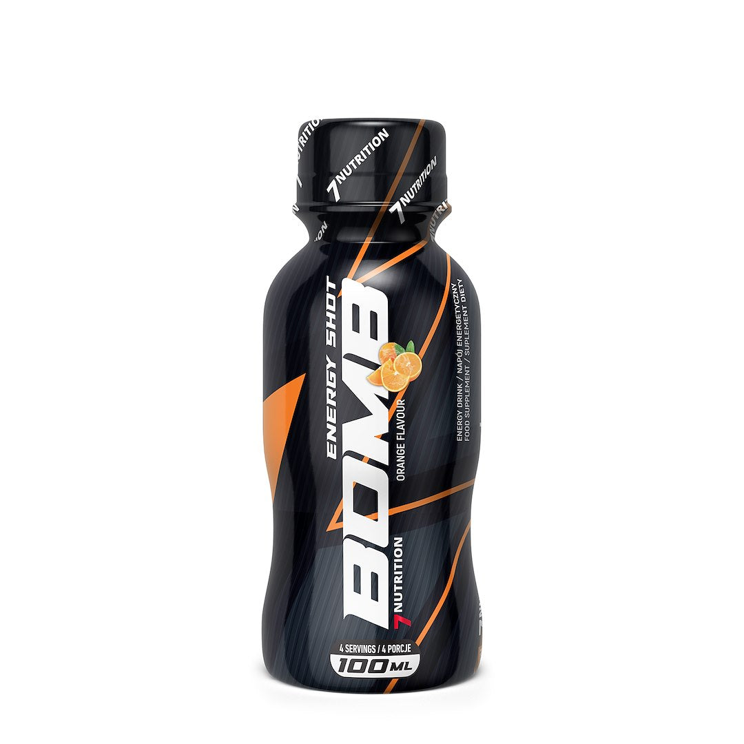 7Nutrition Bomb Energy Shot baksida näringsinformation