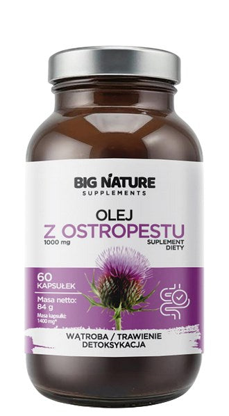 Big Nature - Milk Thistle Oil - 60 Caps