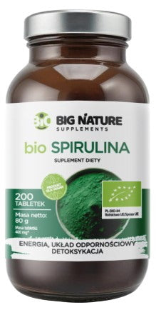 Big Nature - Økologisk Spirulina - 200 Tabs