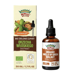 Royal Brand Organic Shells Of Green Walnut Extract 50ml framsida