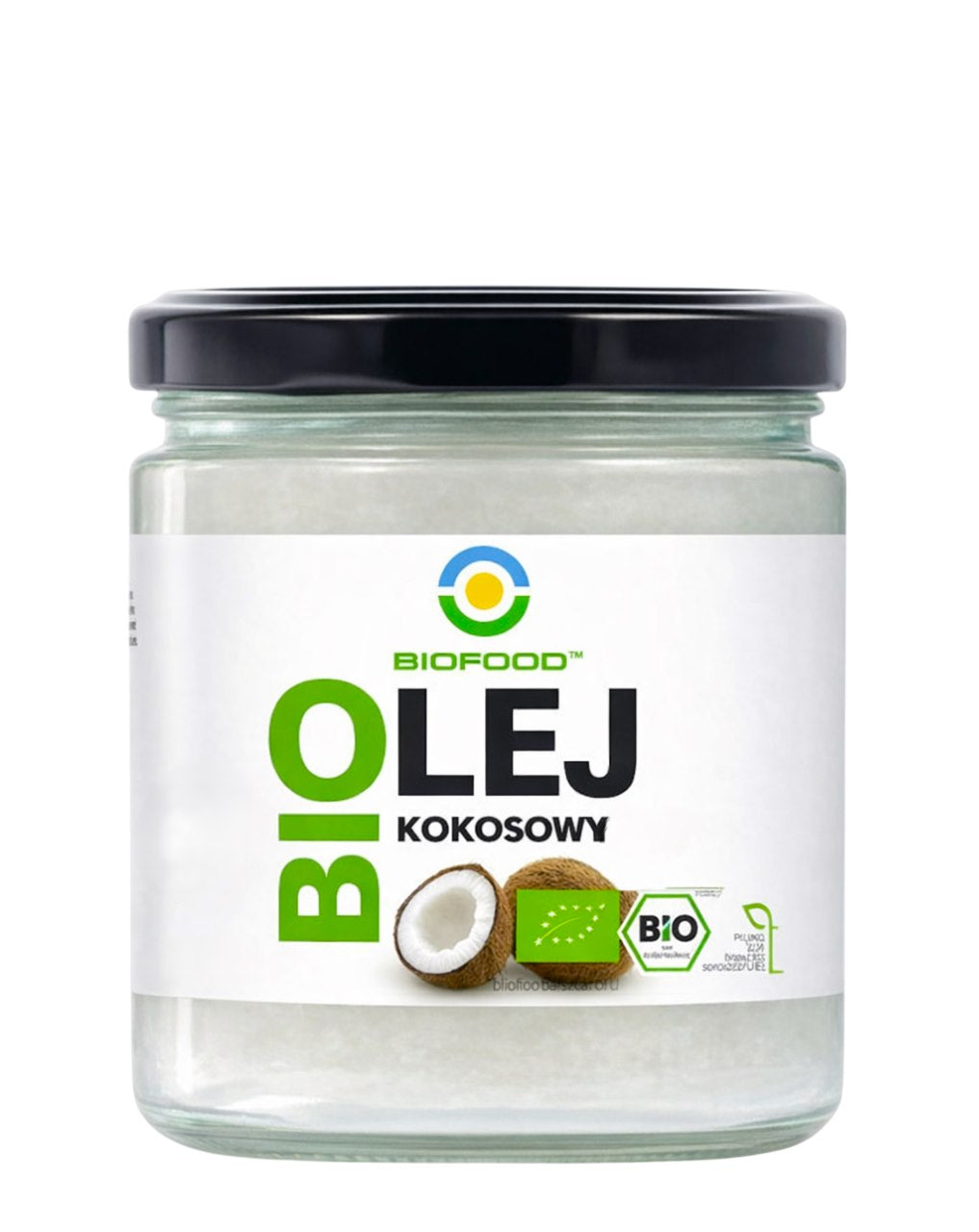 Bio Food Organic Coconut Oil Odourless framsida