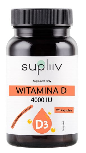 Supliiv - Vitamin D3 - 120 kapsler