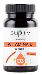 Supliiv - Vitamin D3 - 120 kapsler
