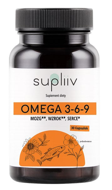 Supliiv - Omega 3-6-9 - 30 kapselia