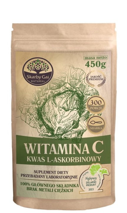 Skarby Gai Vitamin C L-Ascorbic Acid Powder framsida