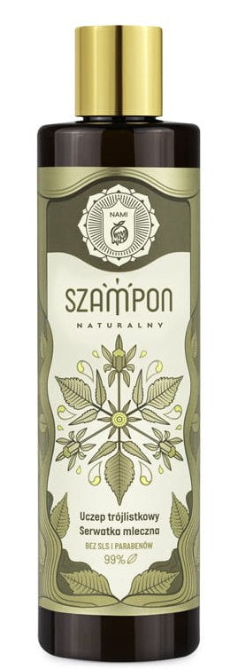 Nami Natural Shampoo baksida med innehållsinformation