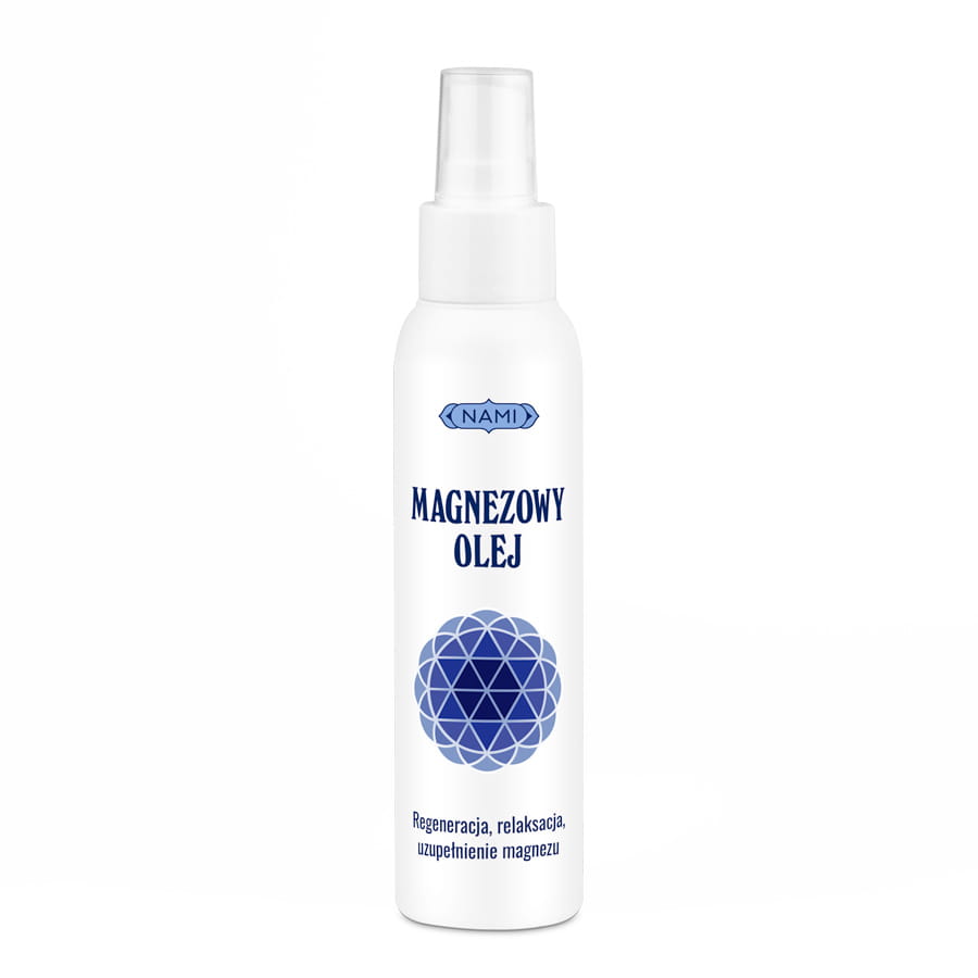 Nami - Magnesium Oil baksida med information