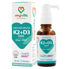 Myvita Vitamin K2+D3 Forte framsida