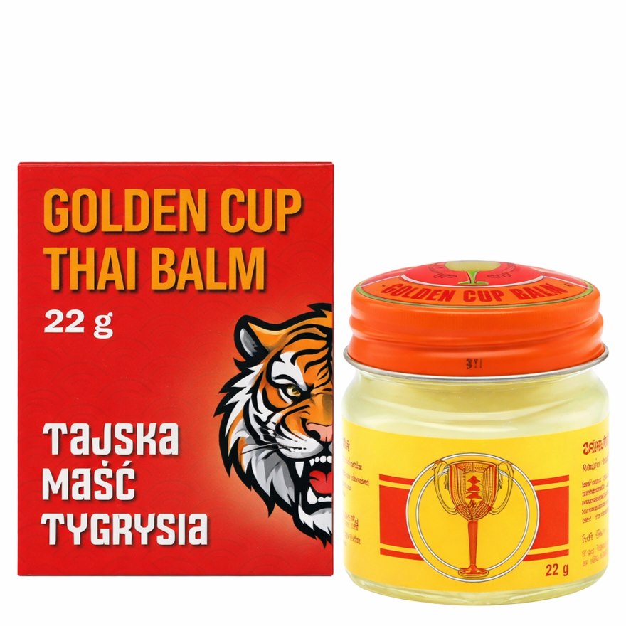 Golden Cup Thai Tiger Balm baksida näringsinformation