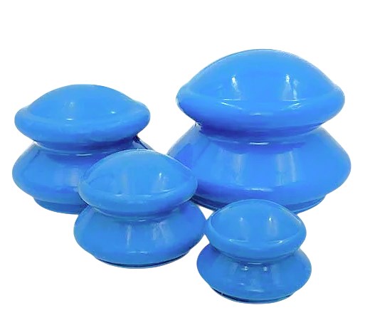 Meridian - Gummed Acupuncture Cups Fire-Free - 4 Pcs