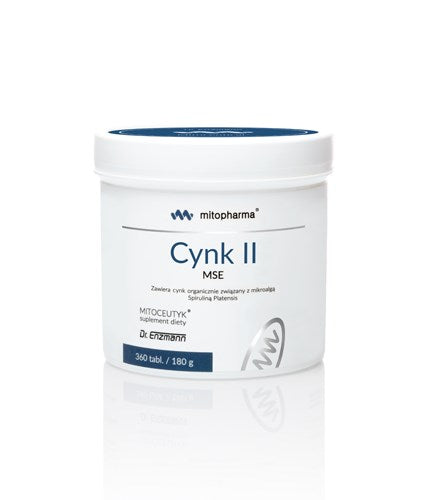 Spirulina Zink 1,25 mg framsida förpackning