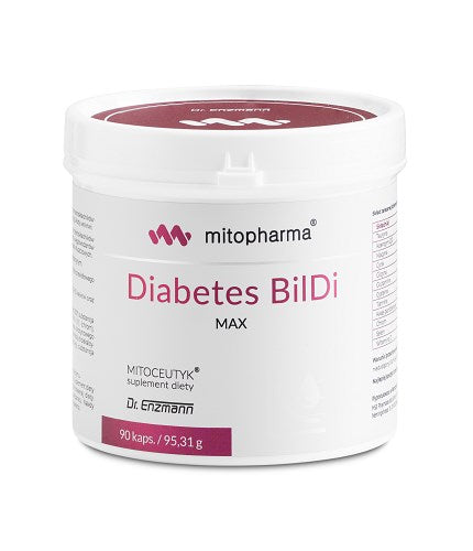 Dr. Enzmann MSE Diabetes Bildi Max baksida näringsfakta